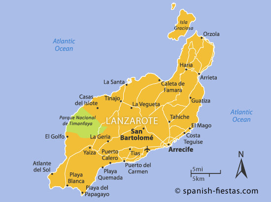 Lanzarote Map
