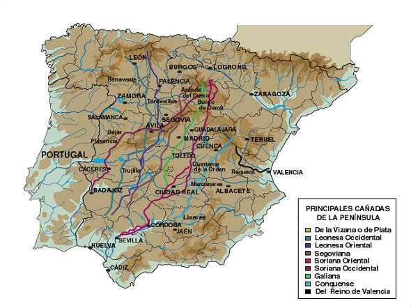 Cattle Routes Map