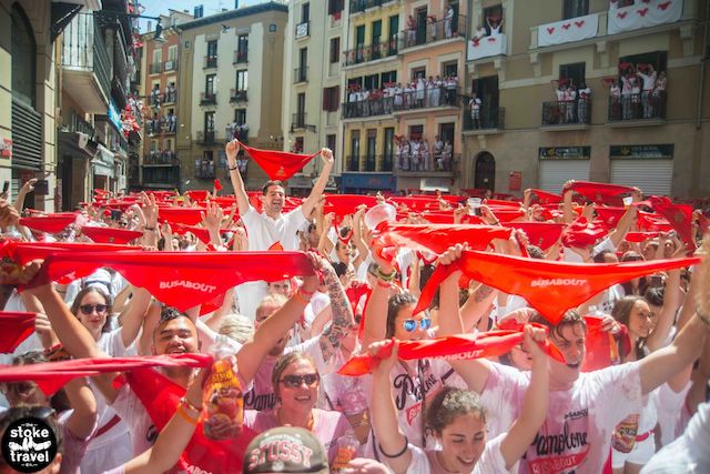 Pamplona Running of the Bulls - San Fermin Festival